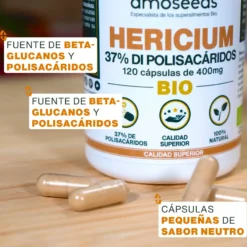 Hericium Bio, 37% Polisacáridos | 120 Cápsulas