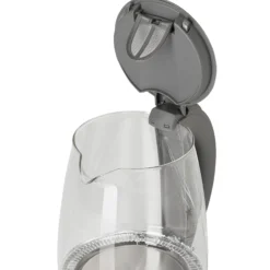 Hervidor Agua Eléctrico 2,0 Litros Jarra Cristal Inalámbrica Retroiluminada, Apagado Automático Adler Ad1286, 2200w