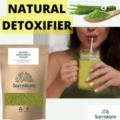 Hierba De Cebada En Polvo Bio - 250g | Superalimento Ecológico Vegano Para Batidos, Smoothies Y Zumos