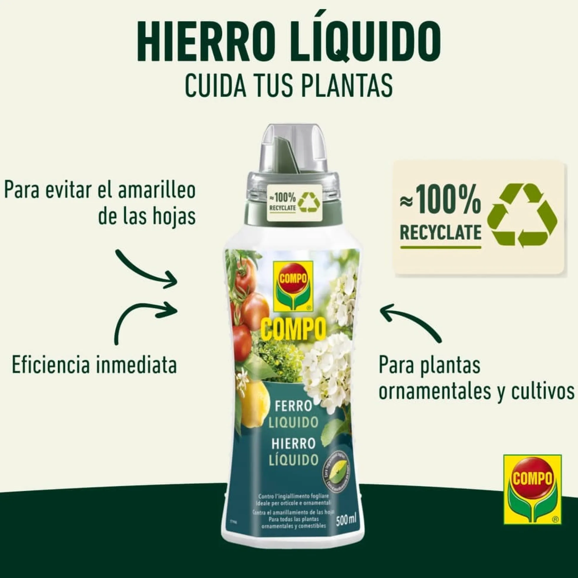 Hierro líquido Compo 500 ml