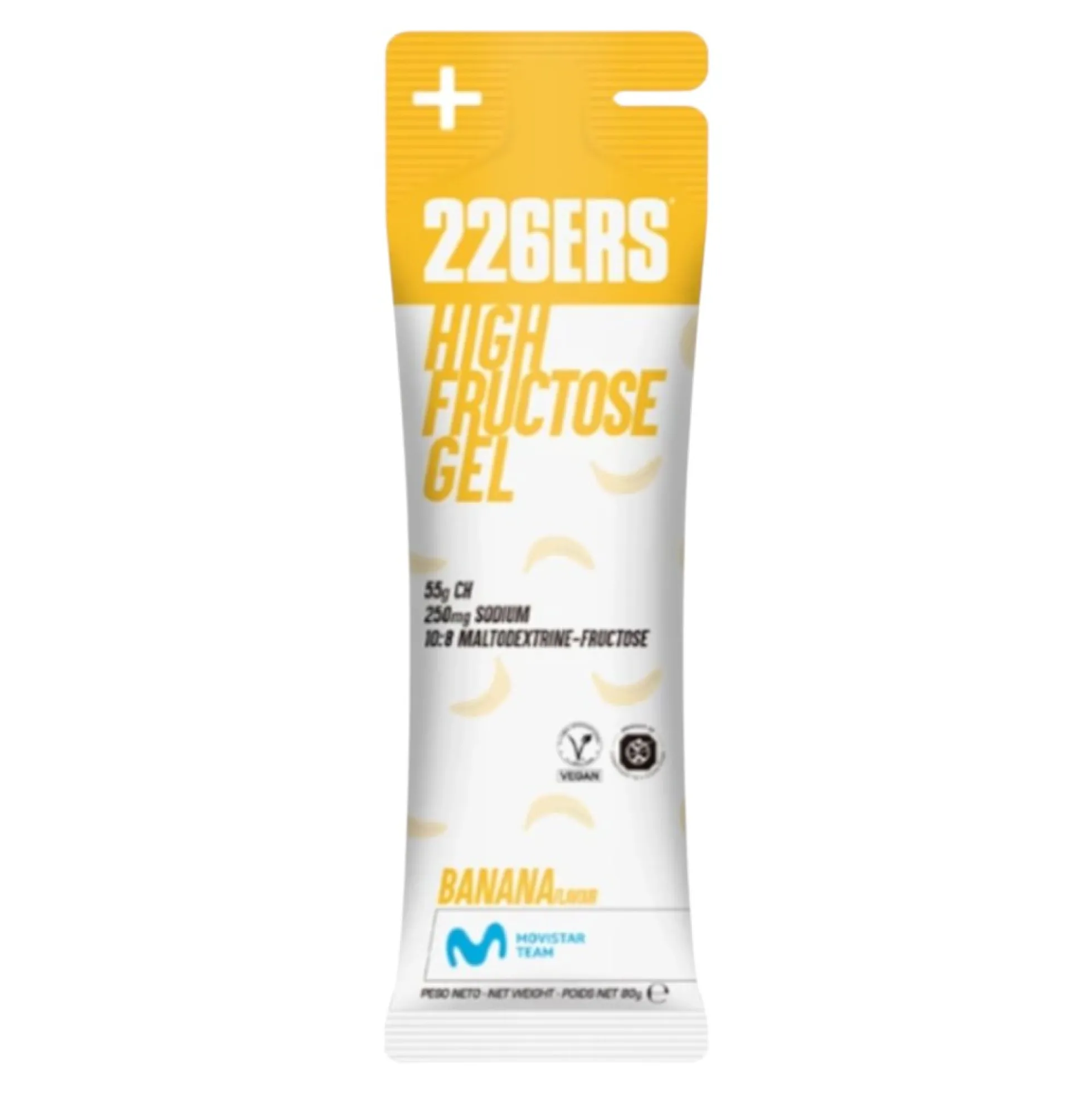 High Fructose Gel 80 Gr Plátano