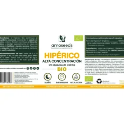 Hipérico Bio, Alta Concentración | 90 Cápsulas