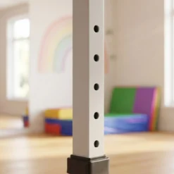 Homcom Barra De Gimnasia Para Niños De +3 Años Con Altura Ajustable 92-150 Cm