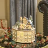 Homcom Calendario De Adviento Para Rellenar De Madera Con Luces Led Y 24 Cajones