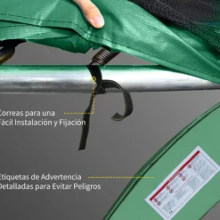 Homcom Cubierta Protectora Para Borde De Cama Elástica Trampolín Medidas