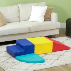Homcom Juego De 4 Bloques Psicomotricidad Para Niños Multicolor