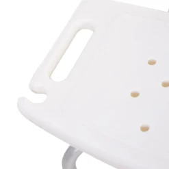 Homcom Silla Ducha Personas Mayores Con Respaldo Altura Regulable En 8 Niveles