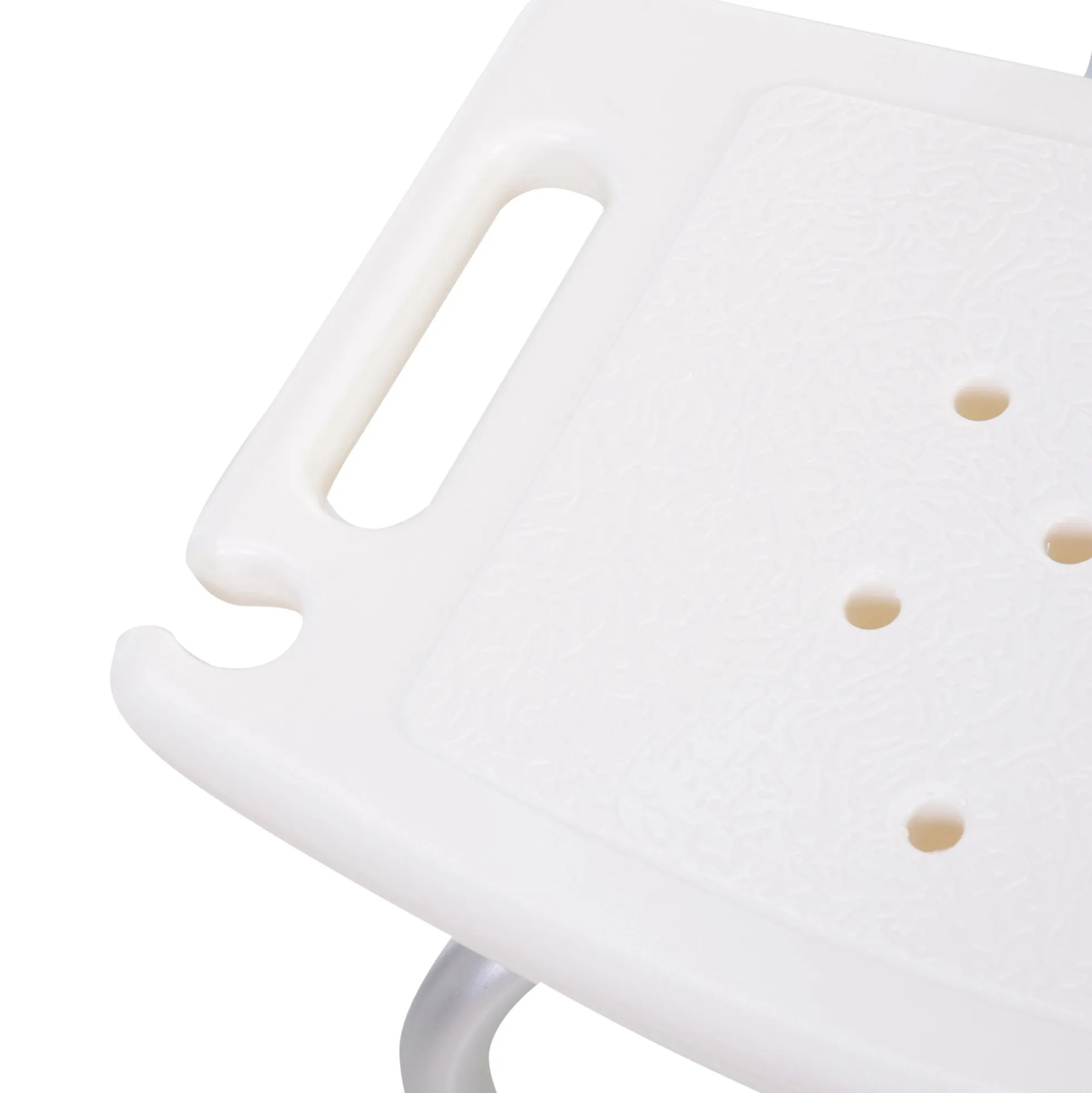 Homcom Silla Ducha Personas Mayores Con Respaldo Altura Regulable En 8 Niveles