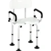 Homcom Silla Ducha Personas Mayores Antideslizante Con Altura Ajustable