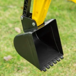 Homcom Tractor A Pedales Para Niños De +3 Años 107x42x71 Cm Amarillo