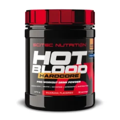 Hot Blood Hardcore - 375g - Guarana - Pre Entreno - Scitec Nutrition