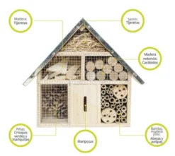 Hotel De Insectos Easy Bug 5040 De Madera Fsc