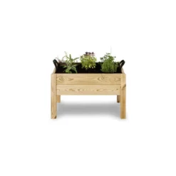 Huerto Urbano De Madera Kit Leo Hortalia 60x40x40 Cm