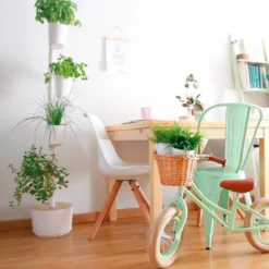 Huerto Vertical De Interior Citysens 4 Macetas, Riego Automático Y Semillas Aromáticas – Blanco, Polipropileno Reciclado