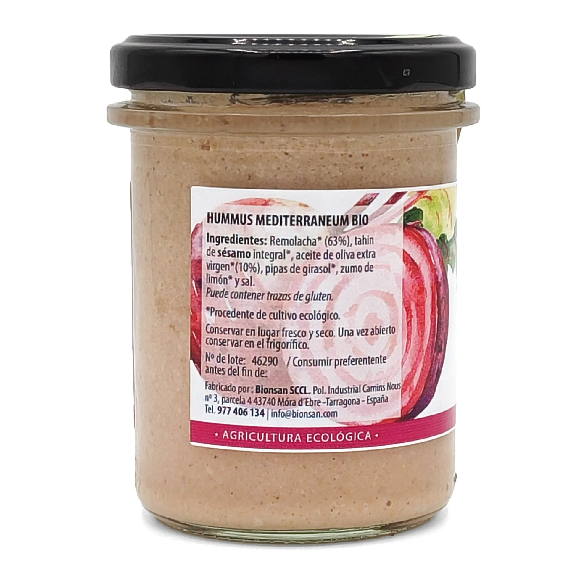 Hummus De Remolacha Mediterraneum Eco Bionsan 185g