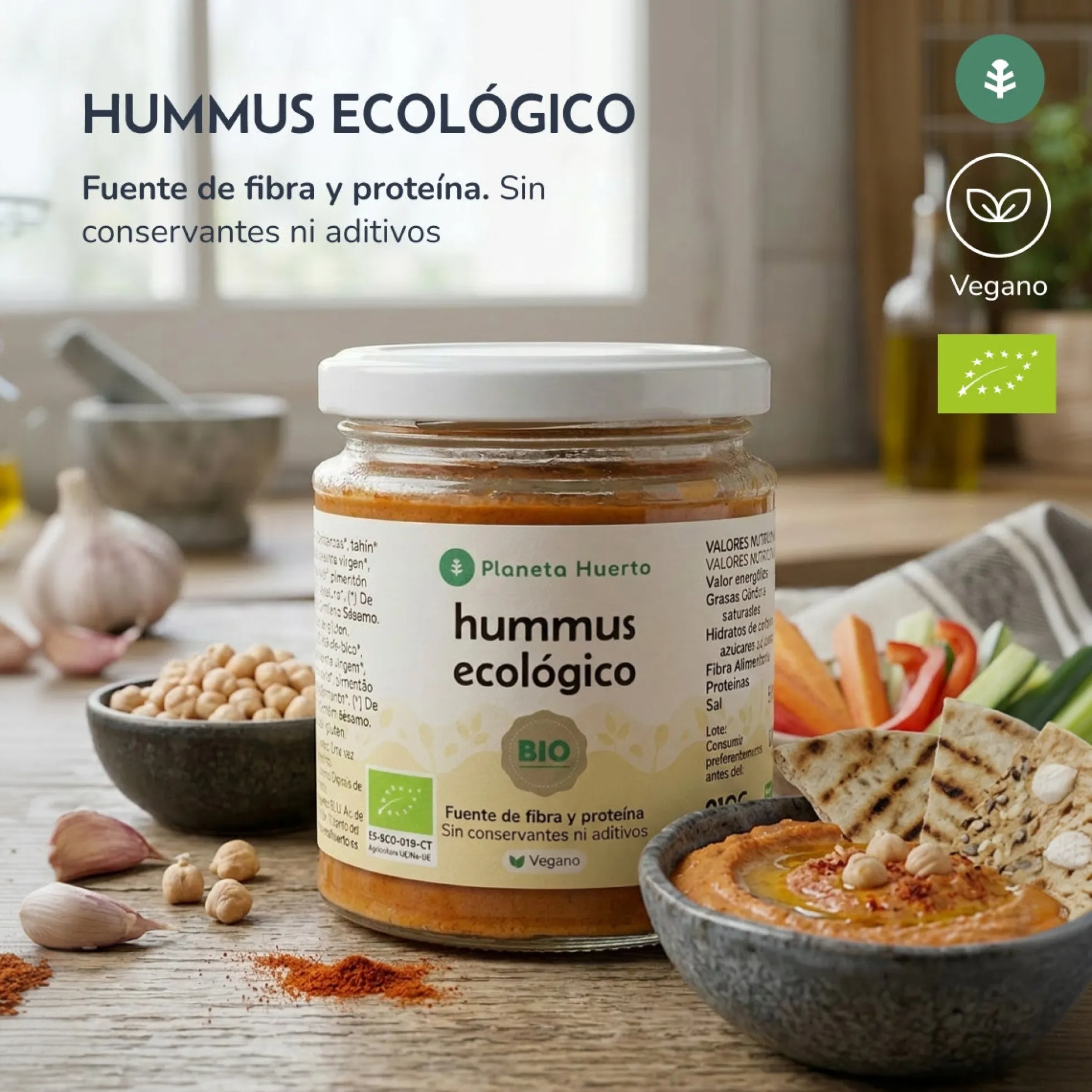 Hummus ECO Planeta Huerto 210 g