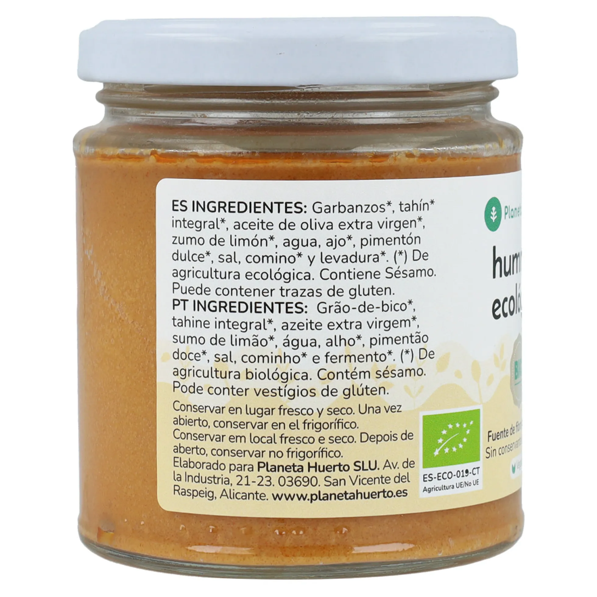 Hummus ECO Planeta Huerto 210 g
