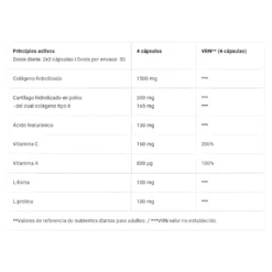 Hyaluronic & Collagen 120 Caps