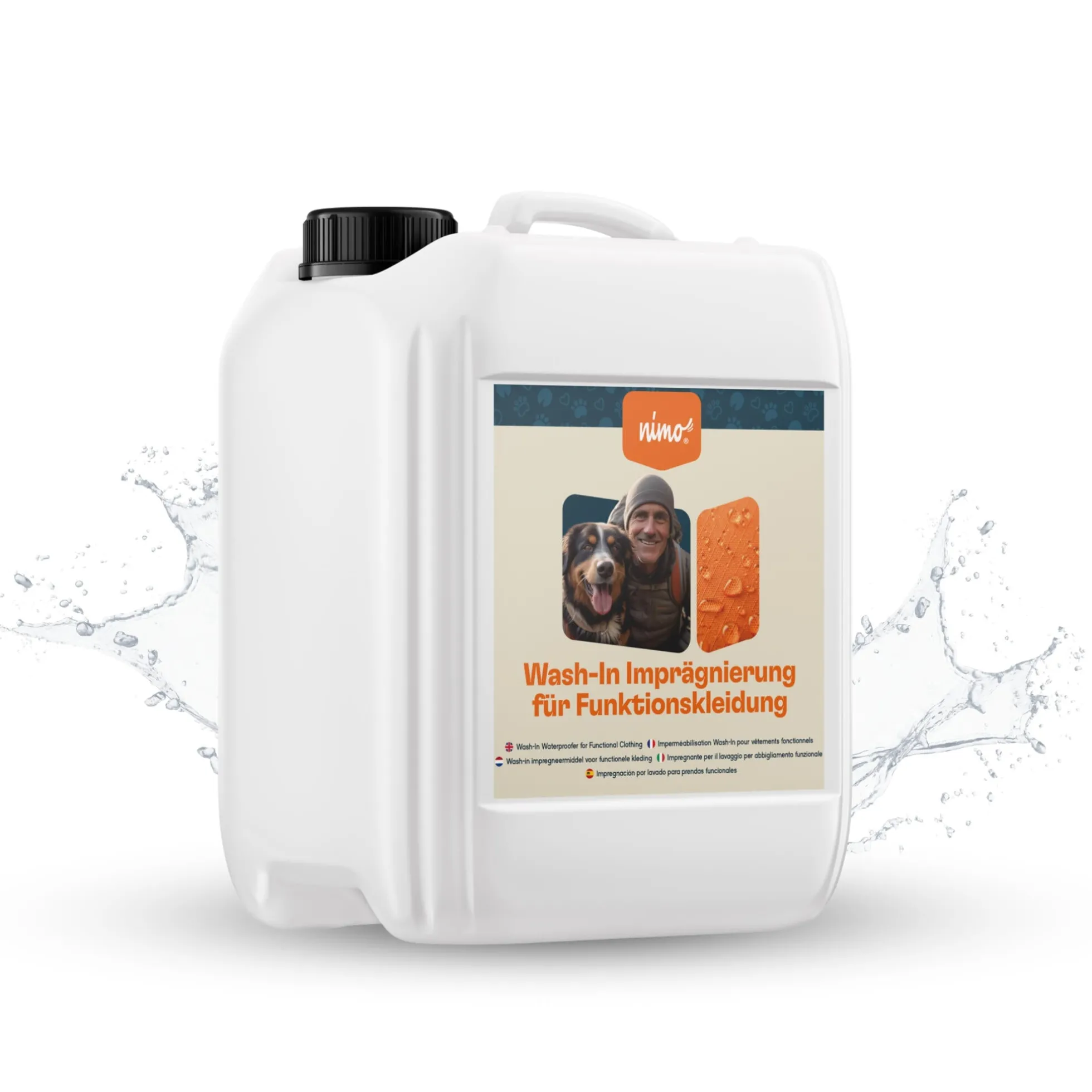 Impermeabilización Wash-in Para Ropa Técnica - Nimo - 5 L
