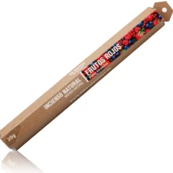 Incienso Natural Frutos Rojos SYS Aromas | 20 Sticks | Aroma Afrutado y Dulce | Carbón Vegetal, Resinas y Bambú