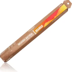 Incienso Natural Mango SYS Aromas | 20 Sticks | Aroma Tropical y Afrutado | Carbón Vegetal, Resinas y Bambú