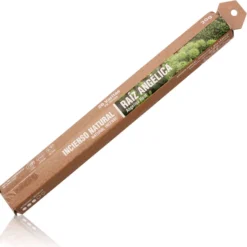 Incienso Natural Raíz Angélica SYS Aromas | 20 Sticks | Aroma Herbal y Balsámico | Carbón Vegetal, Resinas y Bambú