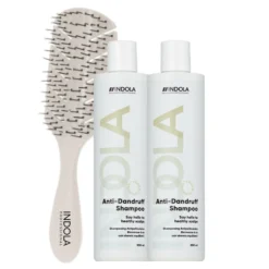 Indola Champú Anticaspa Pack 2 X 300 Ml + Peine Regalo | Elimina Caspa