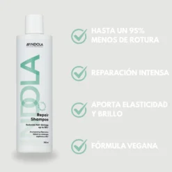 Indola Champú Reparador Profesional Para Cabello Dañado 300ml