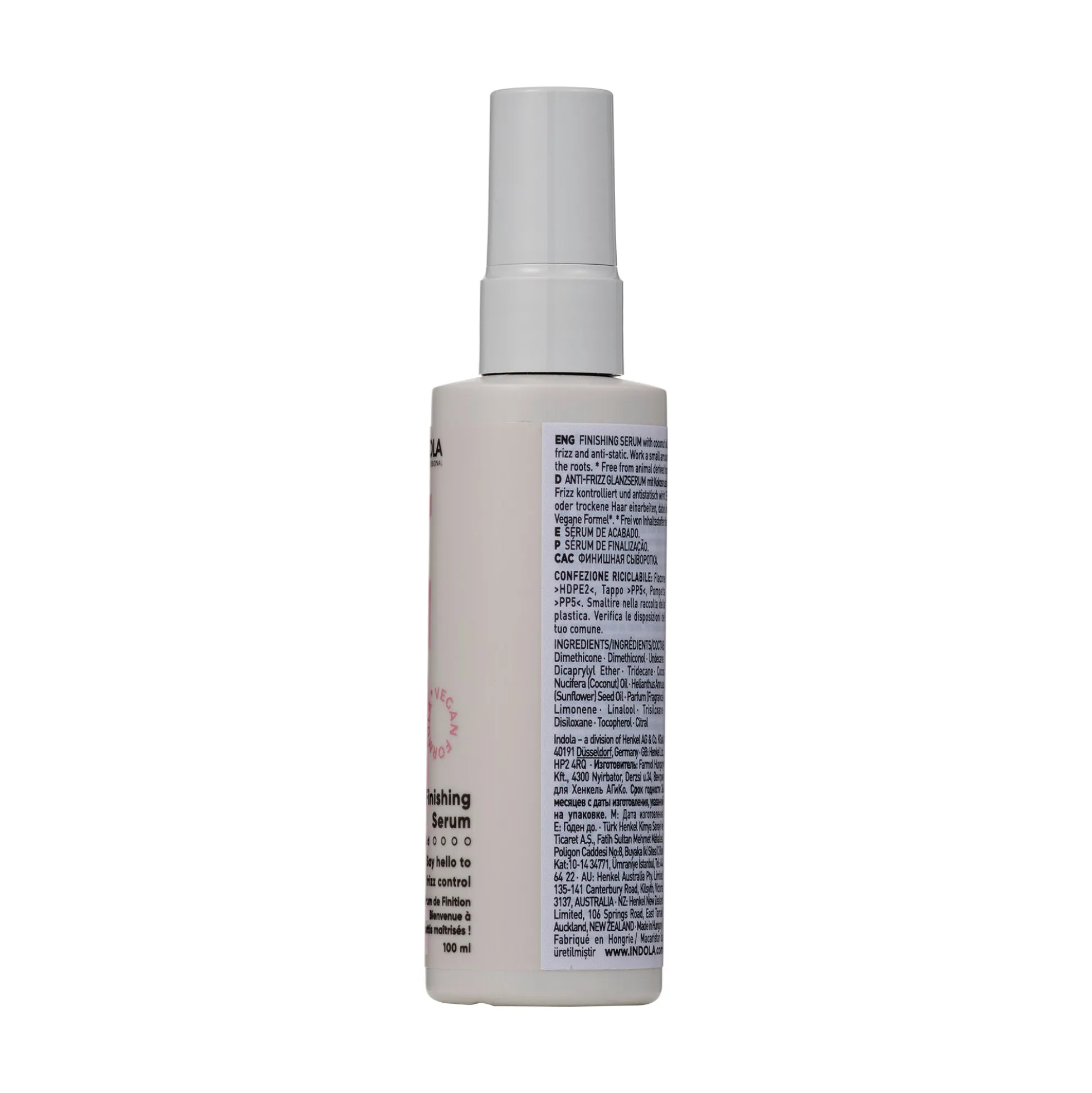Indola Sérum De Acabado Antiencrespado Profesional 100ml