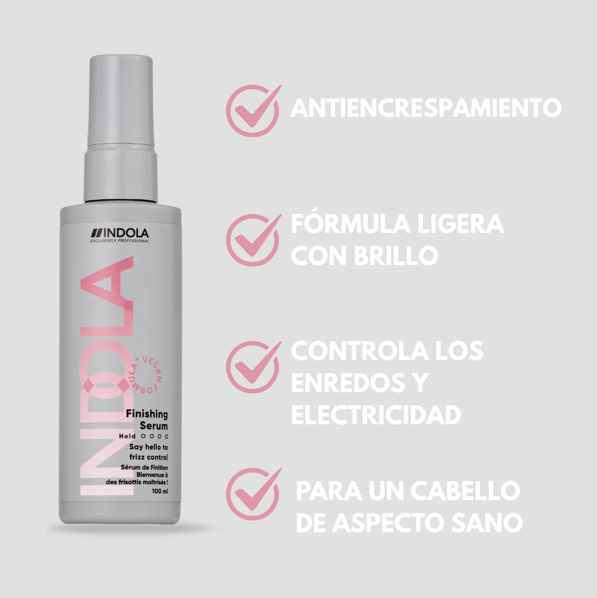 Indola Sérum De Acabado Antiencrespado Profesional 100ml