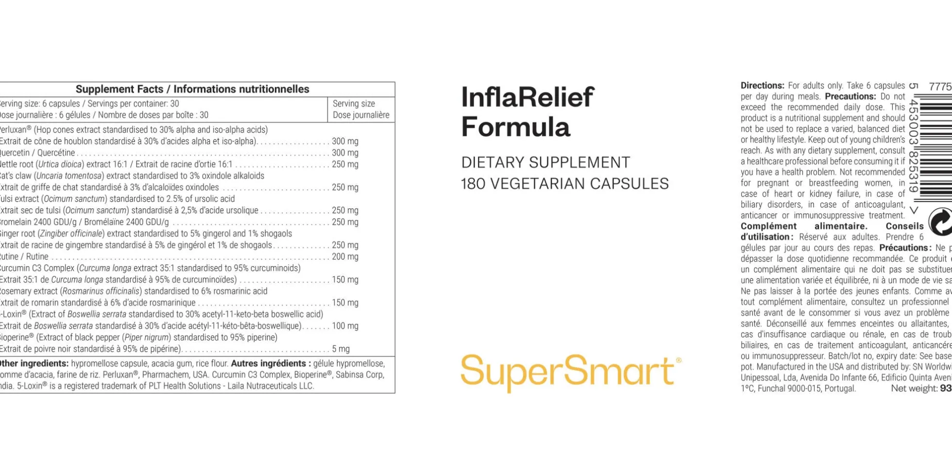Inflarelief Formula