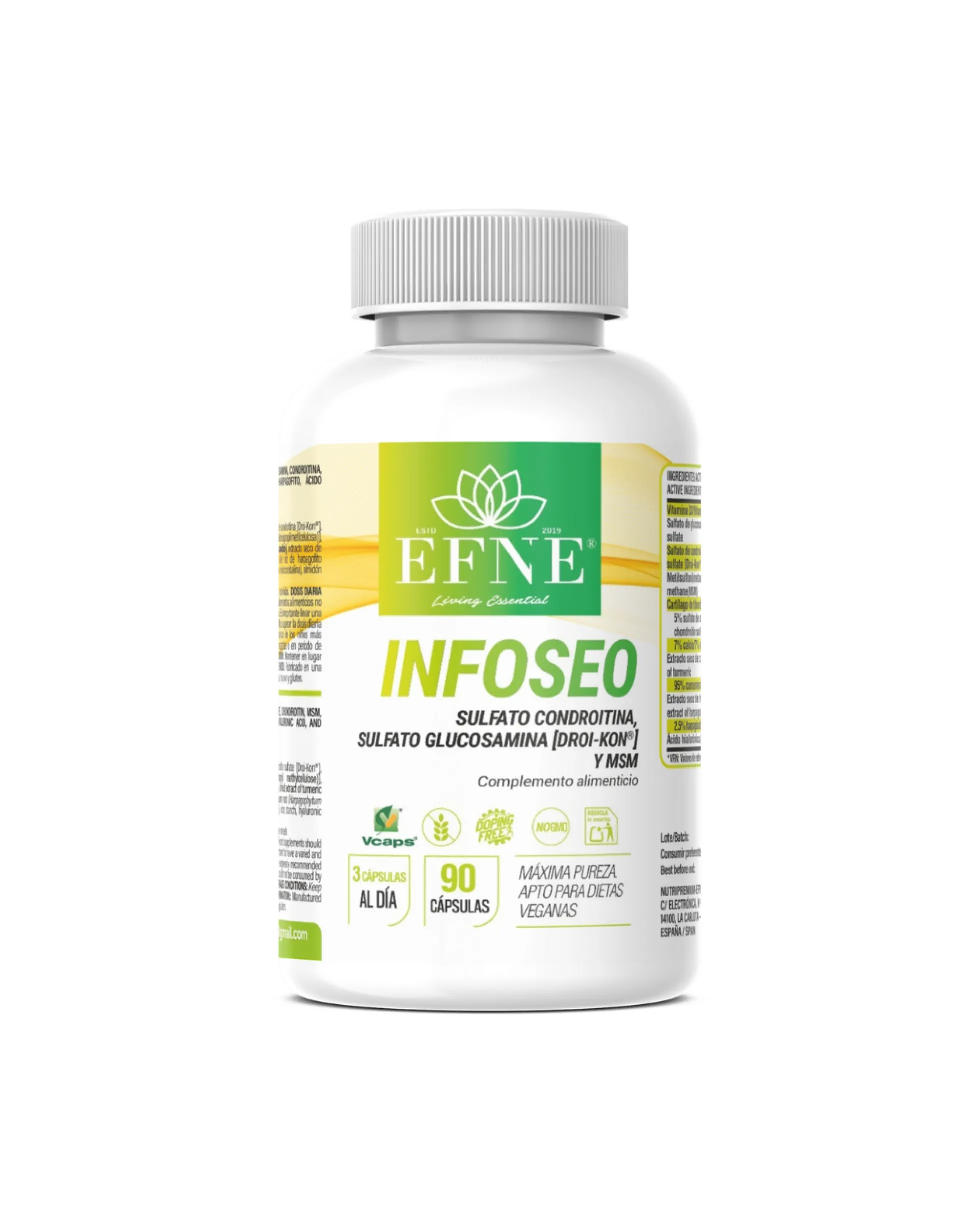 Infoseo Efne — 90 Cápsulas Articulaciones Y Cartílago