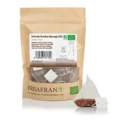 Infusión De Rooibos Naranja Ecológica En Pirámides | Calidad | Frisafran 30 Uds