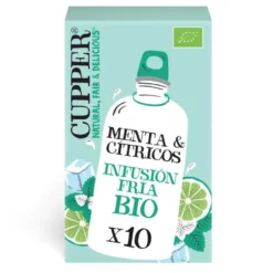 Infusión Fría de Menta y Cítricos Bio Cupper 10 Bolsas
