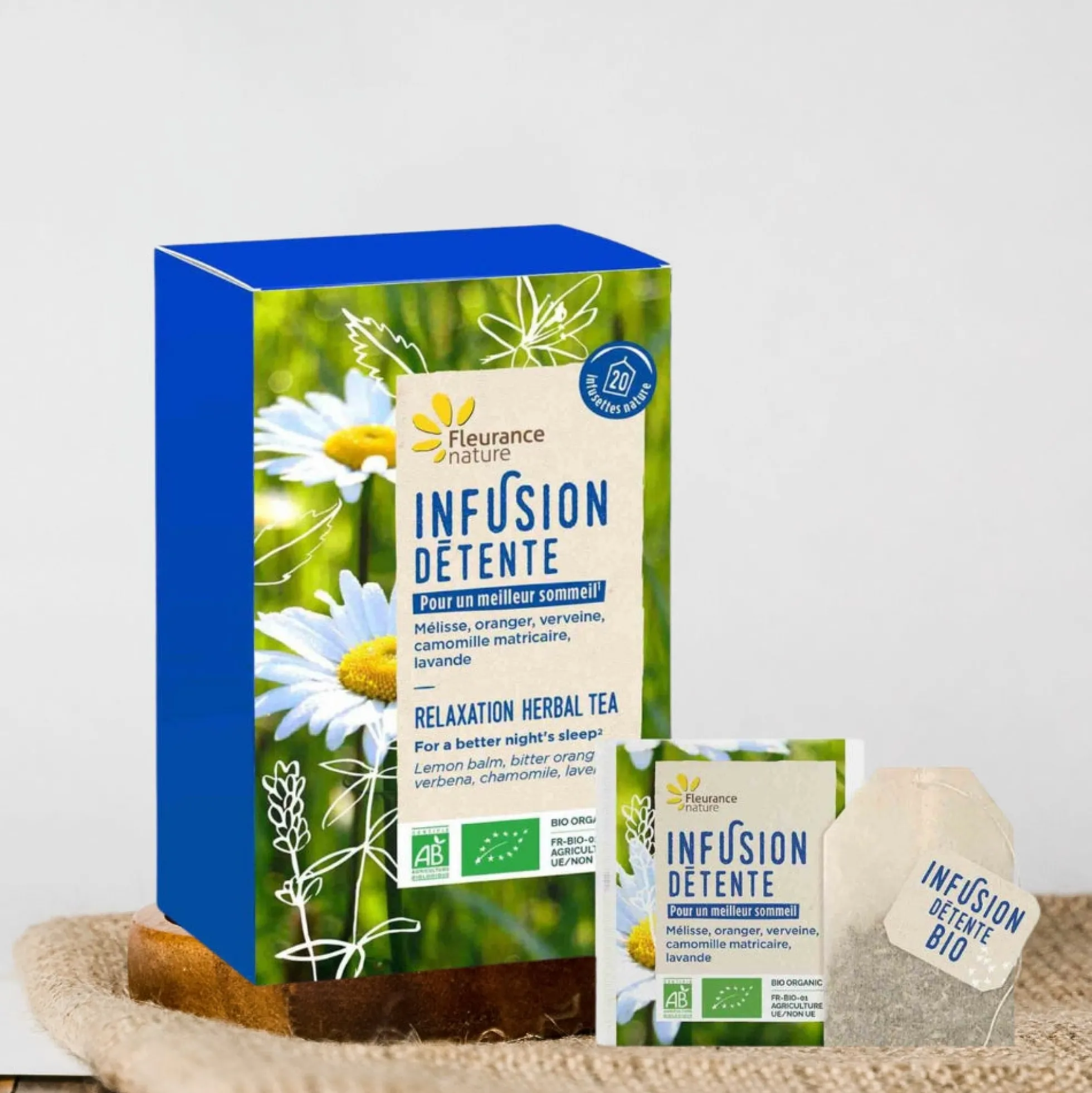 Infusión Relajación Eco Fleurance Nature 20 Bolsitas De 1,5g