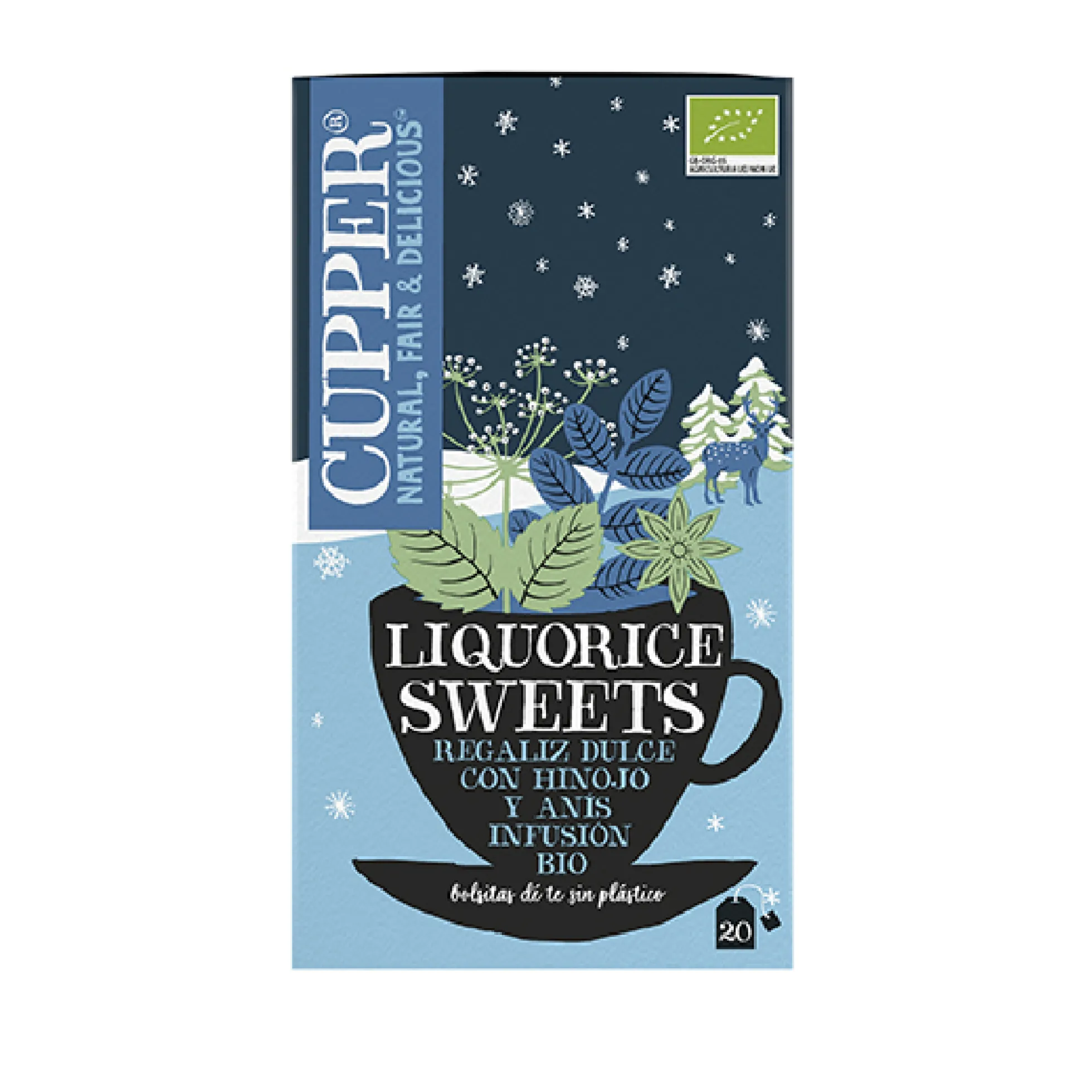 Infusión Winter Liquorice Bio Cupper 20 bolsitas