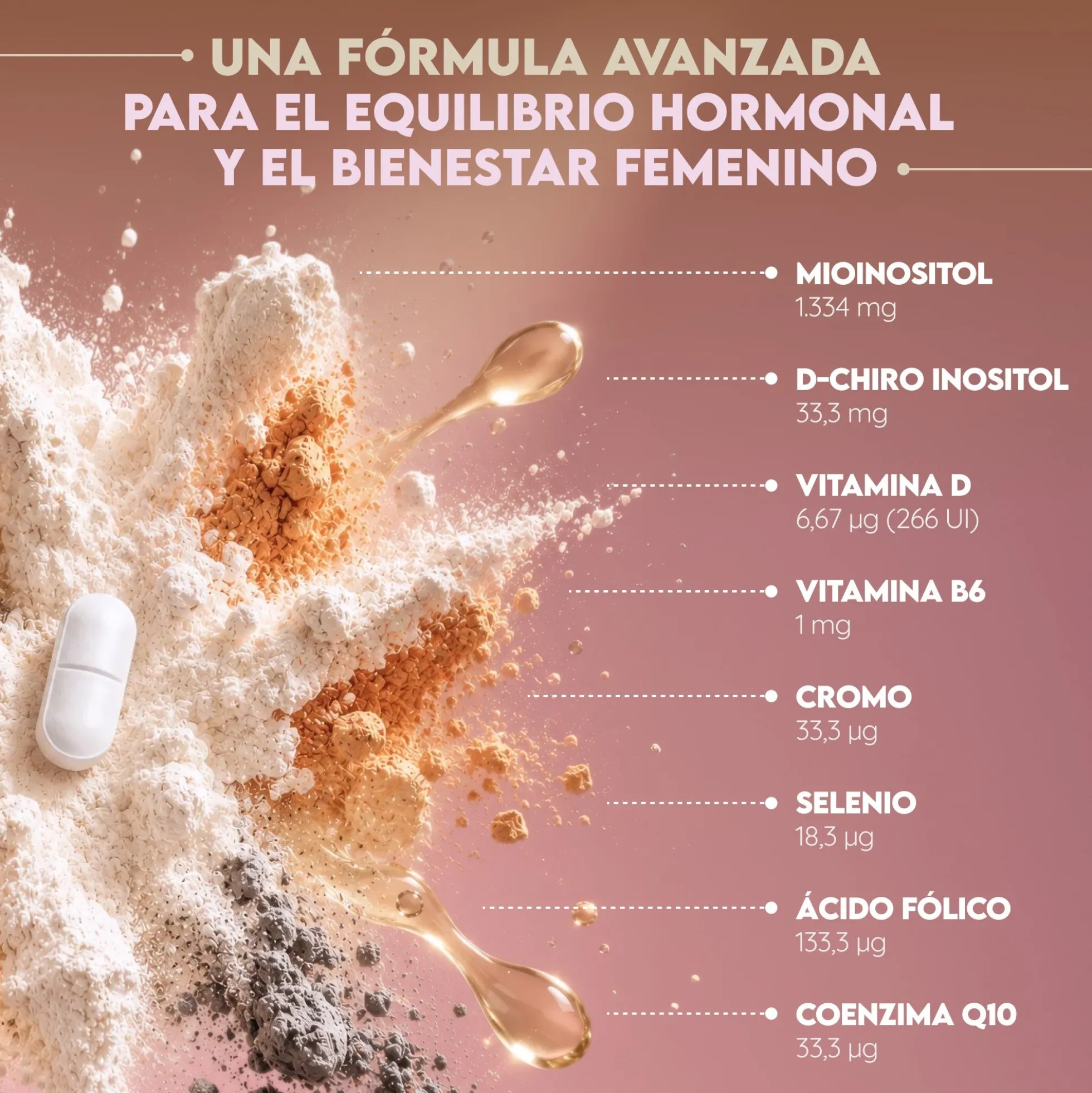 Inositol Balance 30 días Hormonal N2 Natural Nutrition 60 cápsulas