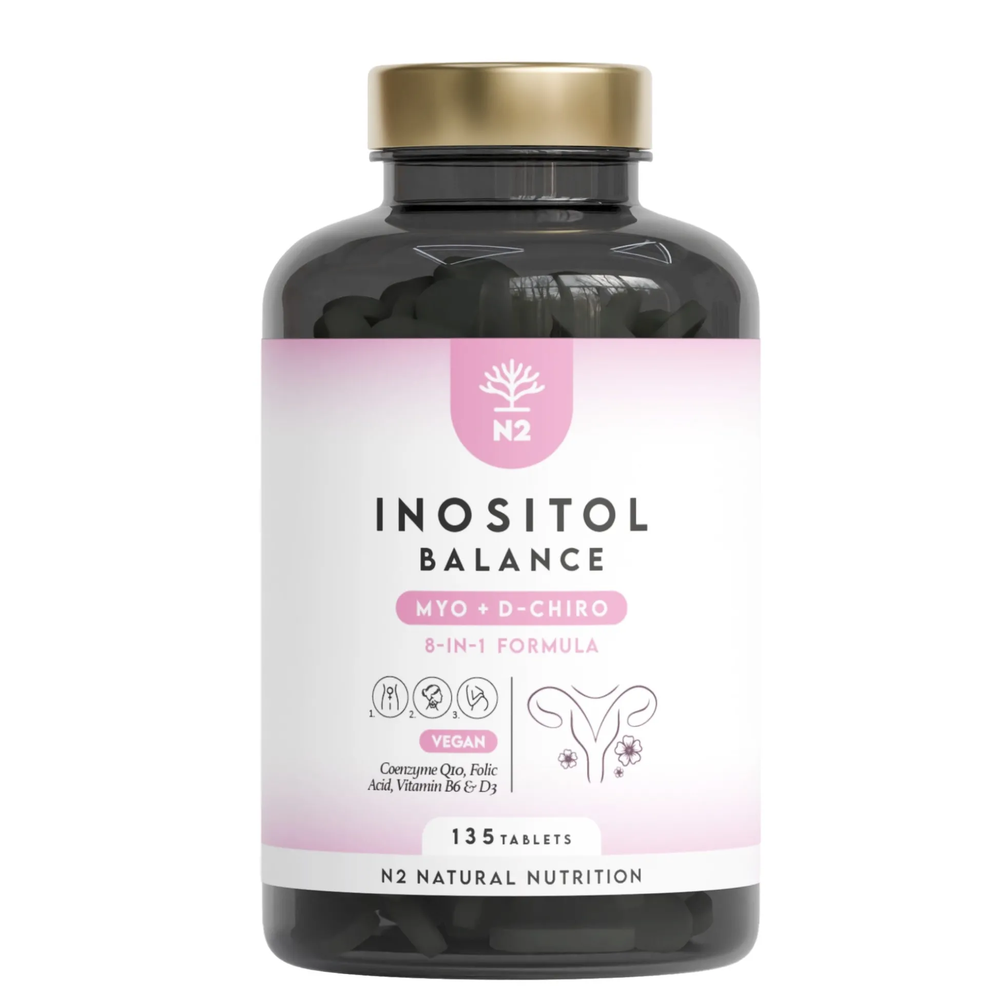 Inositol Balance 30 días Hormonal N2 Natural Nutrition 60 cápsulas