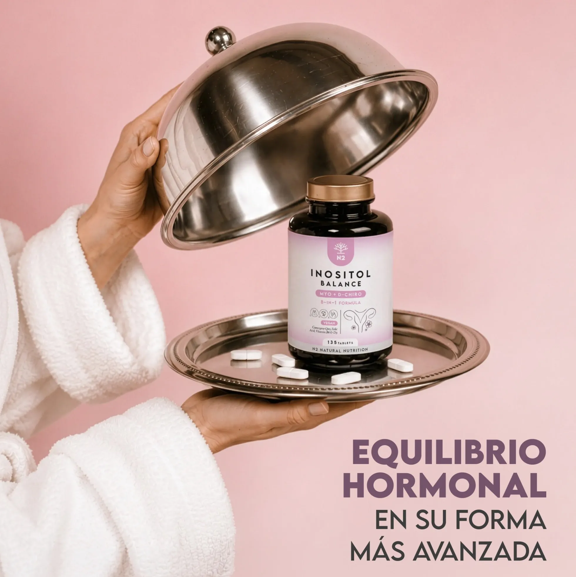 Inositol Balance 30 días Hormonal N2 Natural Nutrition 60 cápsulas