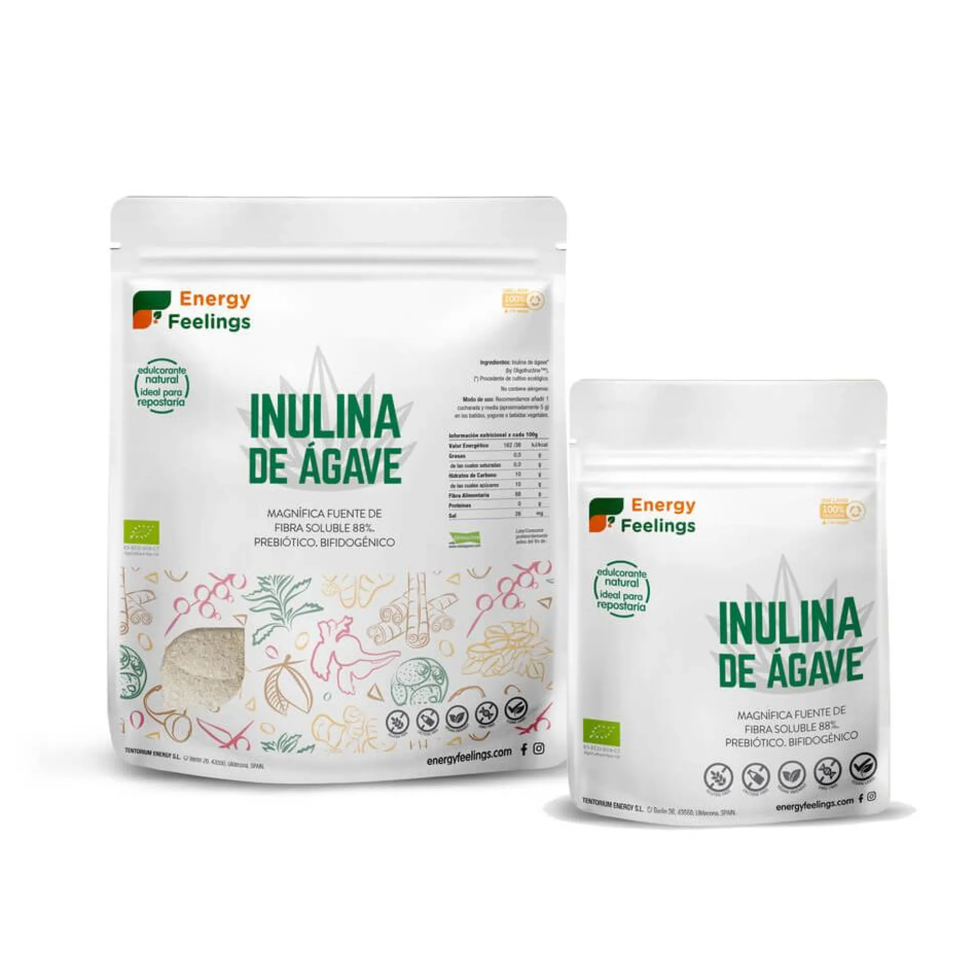 Inulina de agave Energy feelings 1 kg