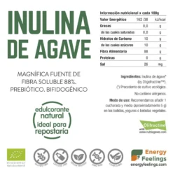 Inulina de agave Energy feelings 1 kg