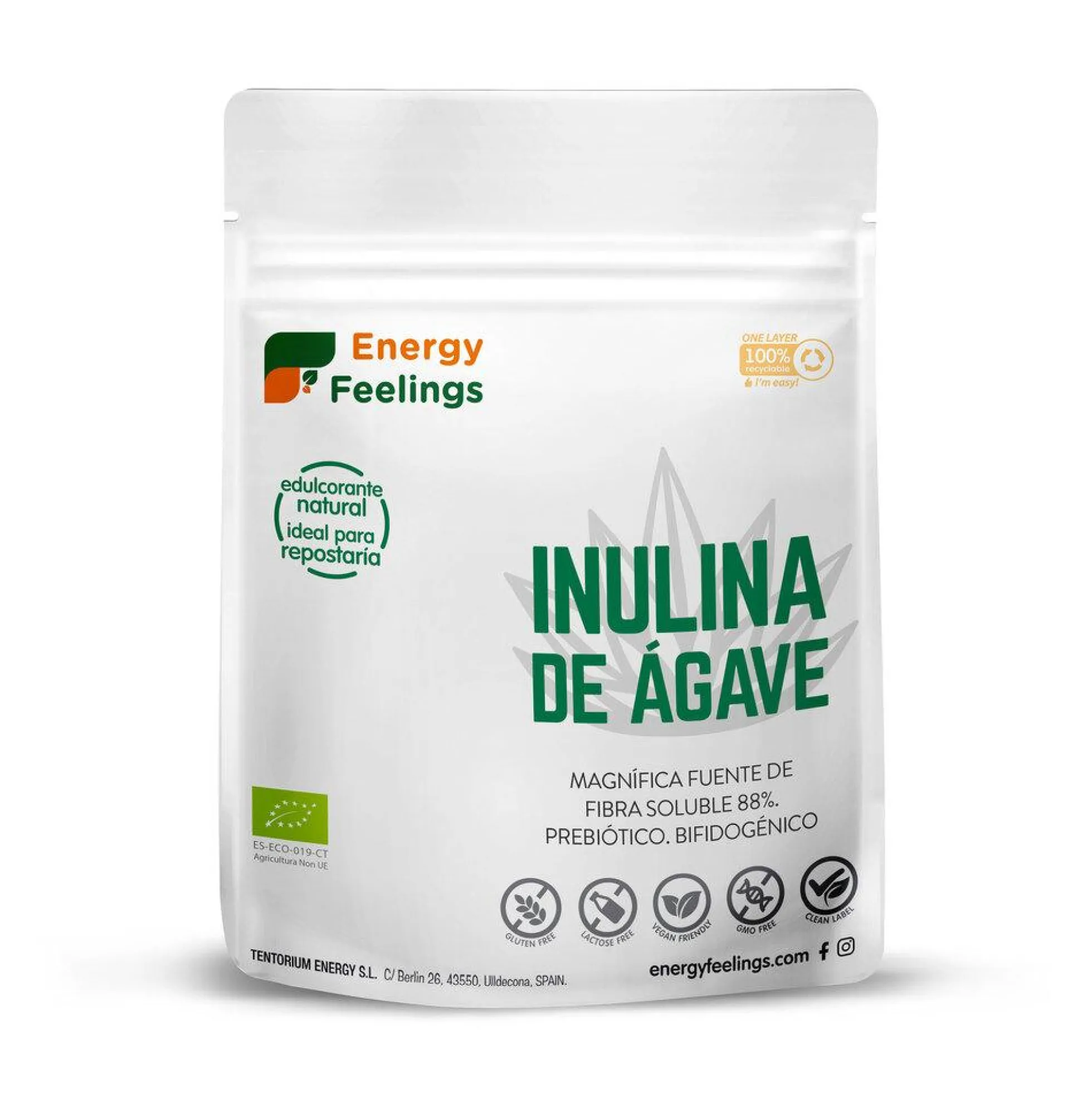 Inulina de agave Energy feelings 1 kg