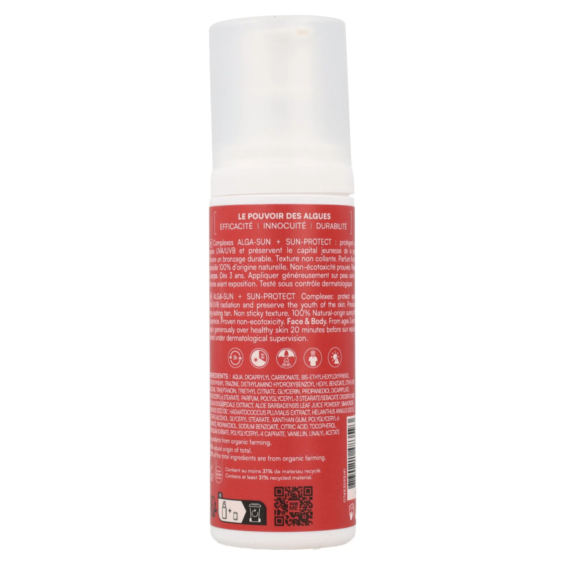 Invisible Sun Lotion Spf50 Biarritz 100 Ml