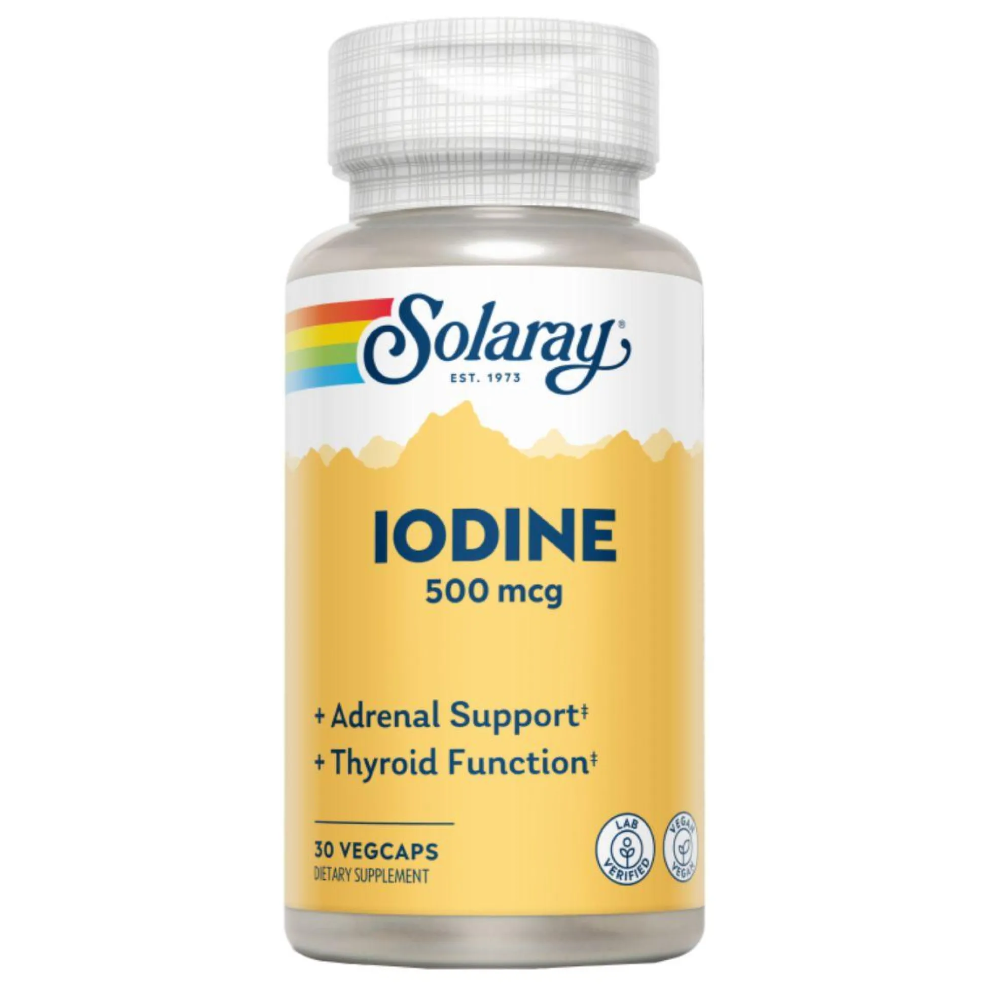 Iodine 500 MCG 30 cápsulas Solaray