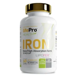 Iron - 60 Cápsulas Veganas - Minerales - Lifepro