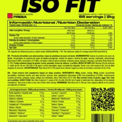 Iso Fit - 2kg - Fresa - Aumenta La Masa Muscular - Masmusculo