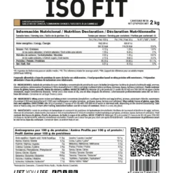 Iso Fit - 2kg - Galletas De Canela - Aumenta La Masa Muscular - Masmusculo
