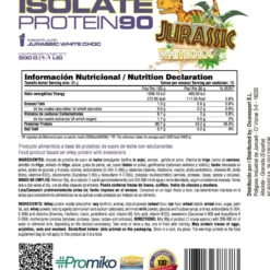 Isolate 90 Cfm - 500 G - Jurassic White Choc - Aumenta La Masa Muscular - Masmusculo