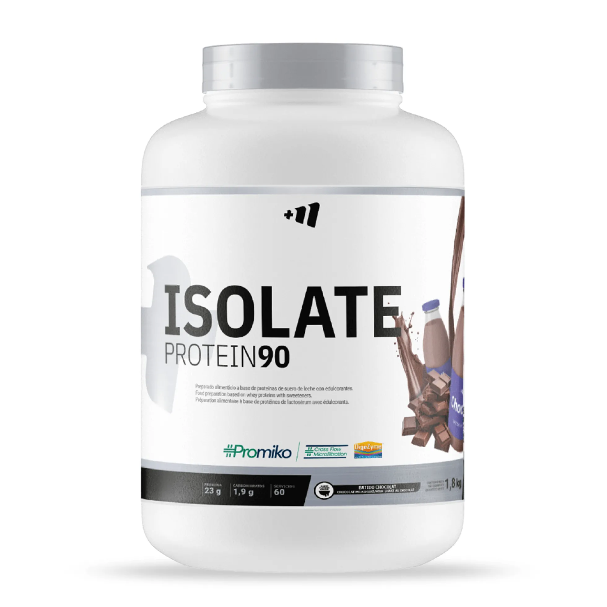 Isolate 90 Cfm - 1,8 Kg - Batido Chocolat - Aumenta La Masa Muscular - Masmusculo