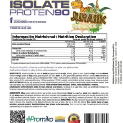 Isolate 90 Cfm - 1kg - Jurassic White Choc - Aumenta La Masa Muscular - Masmusculo